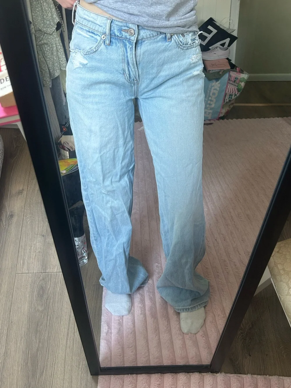 American Eagle Outfitters light blue